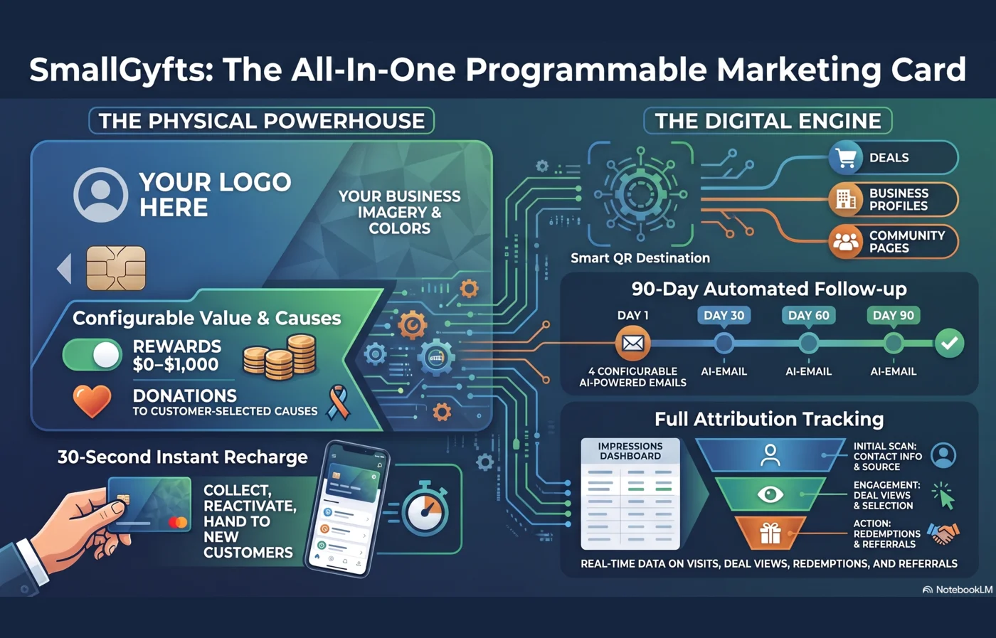 Overview of the SmallGyfts programmable marketing card